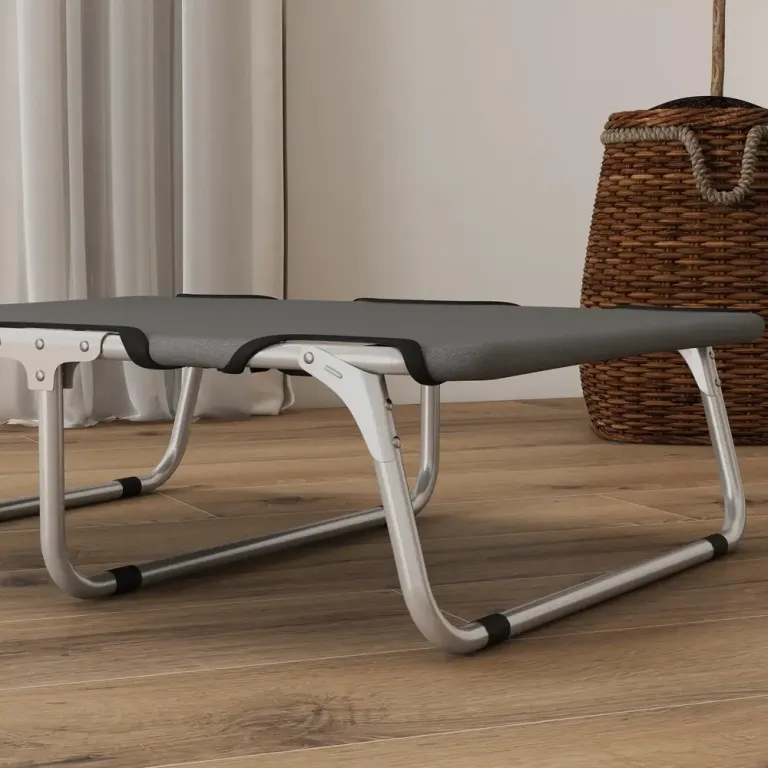 Hundbädd Grå av Oxford Tyg för Små 71 x 58 x 20 cm