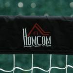 Fotbollsmål 2-Pack Hopfällbara Minimål Stål och Tetrolon för Trädgård och Lekplats Svart 186 X 90 X 89 Cm