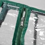Litet Växthus med Fönster, Kompakt Drivhus i PVC, Transparent Odlingslåda för Småplantor, Transparent, 120 x 60 x 60 cm