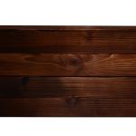 Upphöjd Bädd Plantering Grönsaksbädd Örtbädd Massivt Trä Mörkbrun 60 X 60 X 23 Cm