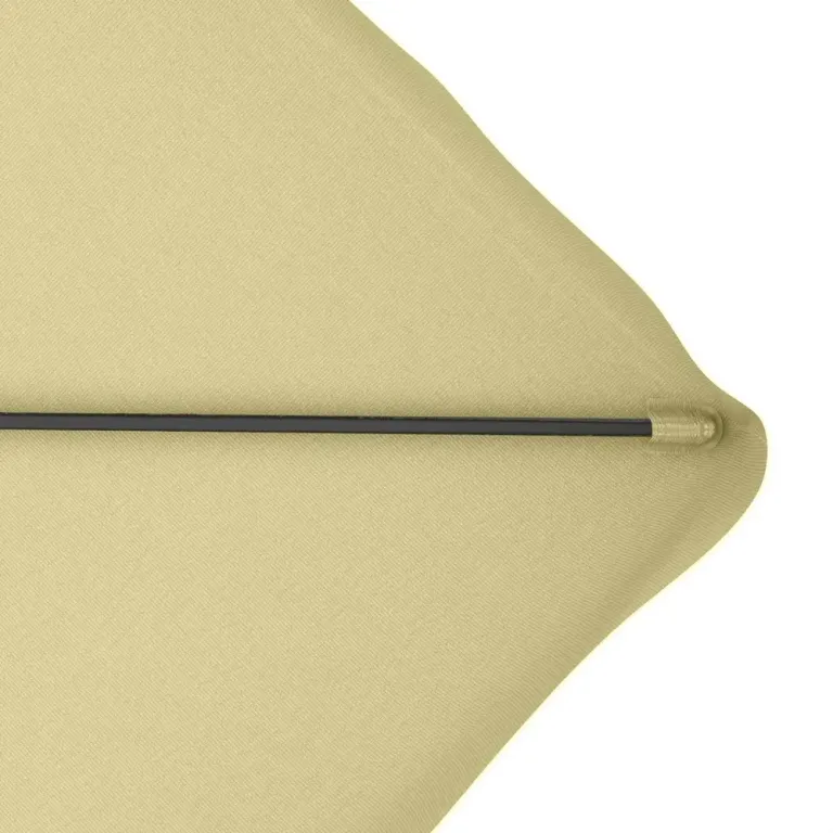 Parasoll Balkongparasoll Beige av Metall 243 x 243 cm