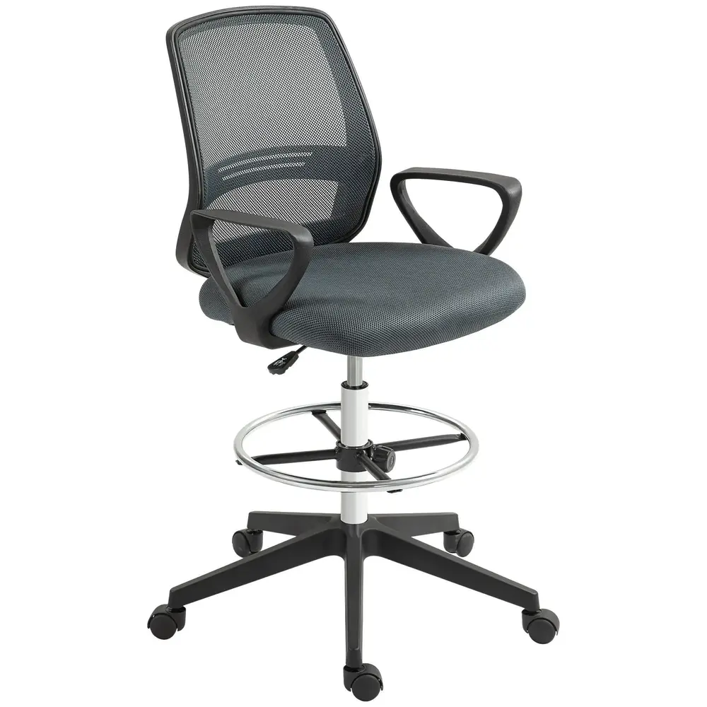 Ergonomisk Kontorsstol med Armstöd Fotstöd