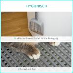 Hundstol Hundsäng Svart av Oxford Tyg och Metall för Utomhusbruk Upphöjd Hundsoffa Ventilerande och Bekväm 92 x 76 x 18 cm
