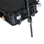 Cykelsläp, Avtagbar Korg, Universalfäste, upp till 40 kg, Stål, Svart, 144 x 59 x 80 cm