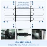 Hundgaller för Bil, Justerbar Säkerhetsbarriär för Bagageutrymme, Universalt Galler för Hundtransport, Svart, 89-150 x 76-124 cm