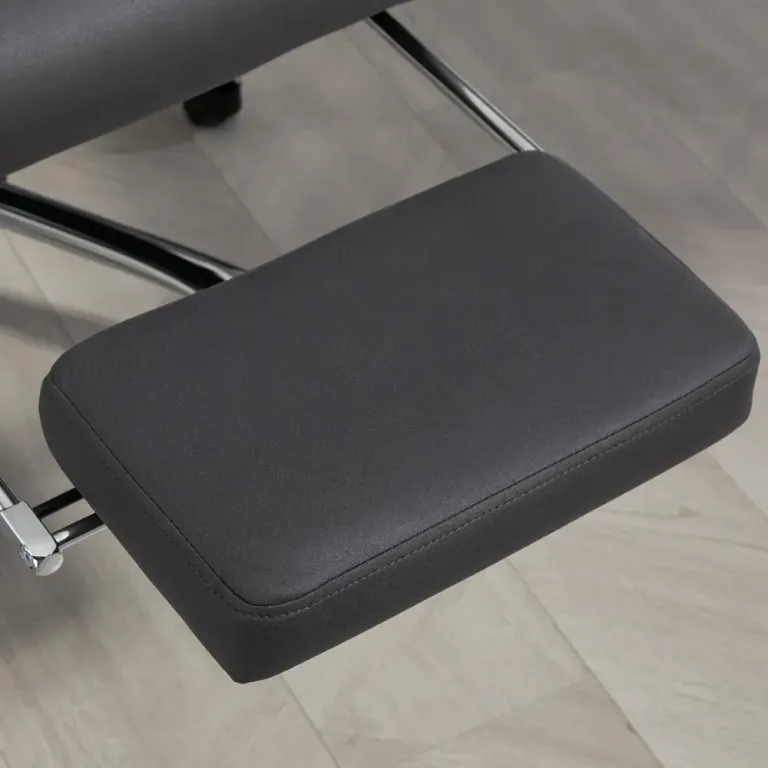 Kontorsstol Mörkgrå av Tyg och Metall Ergonomisk