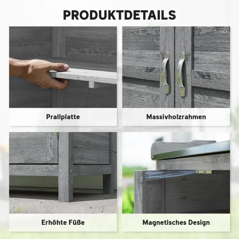 Planteringsbord Odlingsbänk i Trä med Arbetsyta
