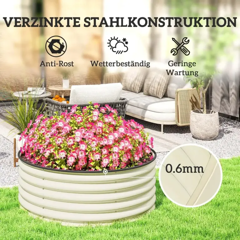 Upphöjd Odlingskrage Planteringslåda med Spaljé Trä