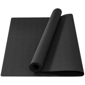 Golvskyddsmatta Träningsmatta Halkfri Svart av Gummi för Löpband och Yoga Skyddsmatta för Golv 200 x 100 cm