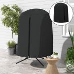 Skyddsöverdrag för Hängstol Svart av Oxford Material för Trädgårdsmöbler Vattentätt med UV-Skydd och Dragkedja Ø 128 x 190 cm