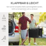Hopfällbar Strandstol 7 Nivåer Justerbar Väderbeständig med Dyna Textlinje Polyester och Metall Svart 137 X 63,5 X 100,5 Cm