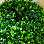 Konstgjorda Växter Buxbom Grön av Plast för Inomhus och Utomhusbruk Set om 2 UV-Beständig Krukväxt 90 cm