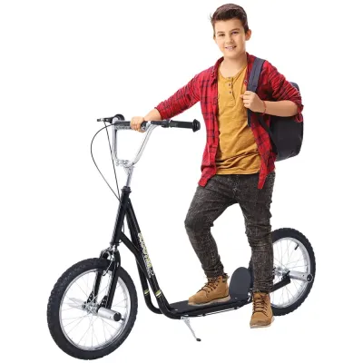 Sparkcykel för Barn med 16-Tums Lufthjul, Svart