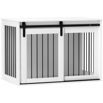 Hundbur 98 x 58 x 61 cm med Skjutdörr