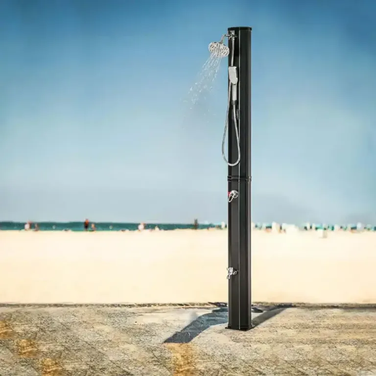 Soldusch 35 L med Kran och Regnduschhuvud 216 cm, Svart