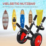Surfvagn Surfbräda Transportvagn Hopfällbar Vadderad PU-Däck Aluminium upp till 45 Kg 64 X 55 X 38,5 Cm