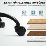 Kontorsstol Skrivbordsstol Ergonomisk Snurrstol Grå av Linnelook för Kontor och Arbetsrum Höjdjusterbar Stol med Armstöd