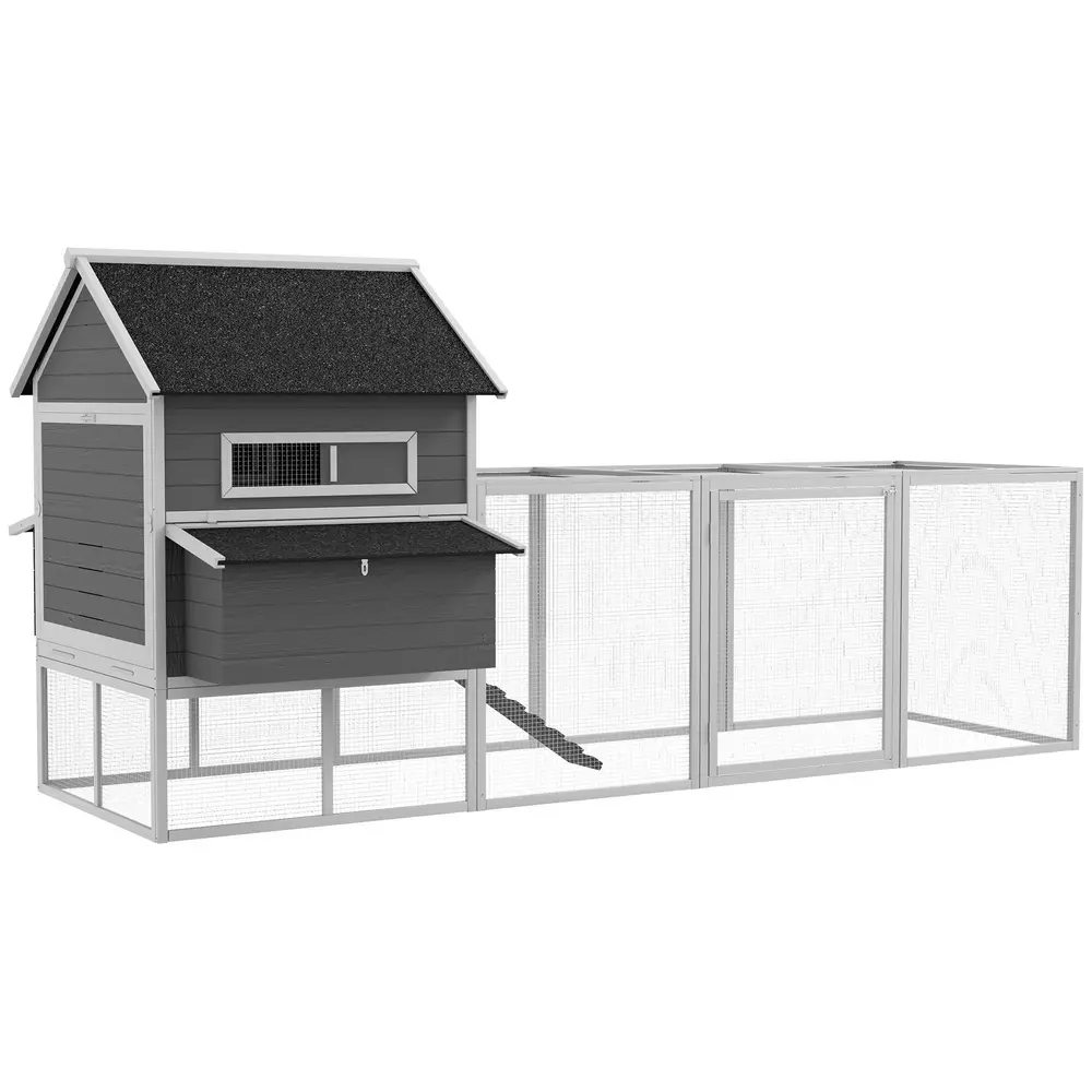 Hönshus 2 Häckningsboxar 347 x 160 x 150 cm