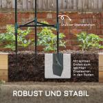 Växtstöd för Tomater 3-Pack, Robusta Stödpinnar och Burar i Stål, Perfekt för Klätterväxter i Trädgården, Grön, 38 x 38 x 182 cm