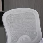 Kontorsstol med Ståfunktion, Fotstöd, Vridbar Sits, Stål, Svart, 64 x 60 x 106–126 cm