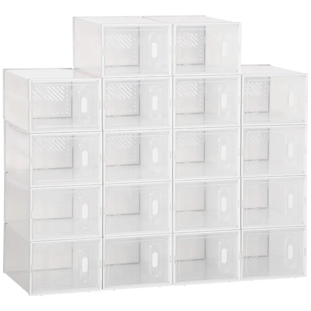 Skolådor Förvaringslådor Set 18 Lådor 25 x 35 x 19 Cm