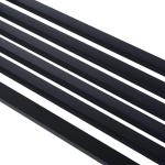 Trädgårdsbänk Parkbänk Svart Metall för Trädgård Terrass och Balkong 2-Sits Väderbeständig och Robust 127 X 60 X 85 Cm