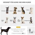 Hundbuggy upp till 10 kg, Vikbara Justerbare Bärremmar, Avtagbar Korg, Svart + Blå + Vit, 81 x 58 x 97,5 cm