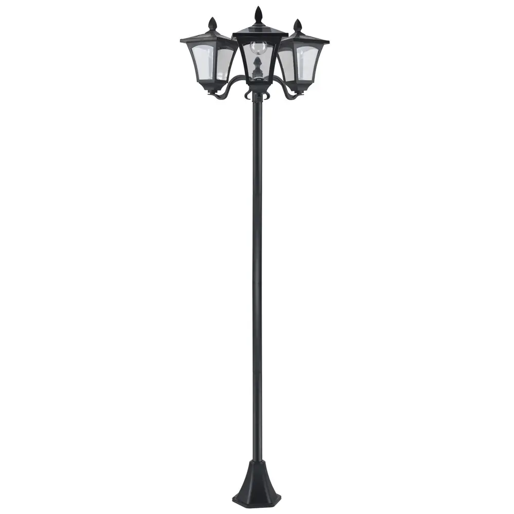 Solcellsdriven Gatulykta 3-Armad 51,5 x 47 x 182,5 Cm