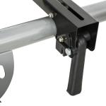 Stativ för Kapsågsarbetsbord Sidoförlängning 123,5-245 Cm Svart och Silver
