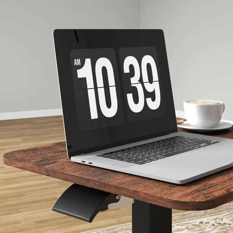 Laptopbord Datorbord Rustik Brun 65 x 48 x 108 cm
