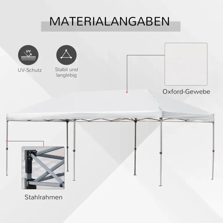 Paviljong Partytält Vertikalmarkis Insynsskydd och Vindskydd
