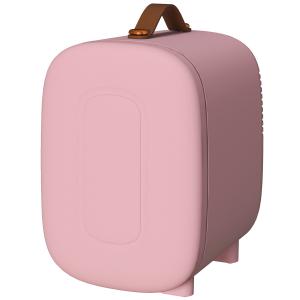 Mini Skönhetskyl 4 L Kapacitet, Rosa, 20,3x26,3x28 cm