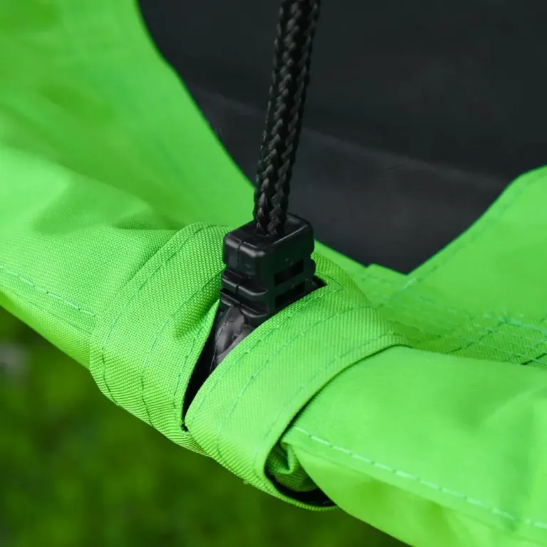Bogunga Tallrikgunga Grön av Stål och Tyg för Barn 110 cm