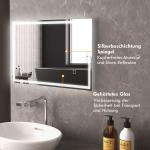 LED-badrumsspegel med Touch Switch, Vit
