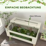 Terrarium för Reptiler, 140 L, Värmedynekompatibelt, Glasfönster
