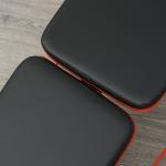 Sit Up Bench Buktränare Justerbar och Hopfällbar Multifunktionell Träningsbänk med Träningslinor upp till 110 Kg Stål Svart Röd