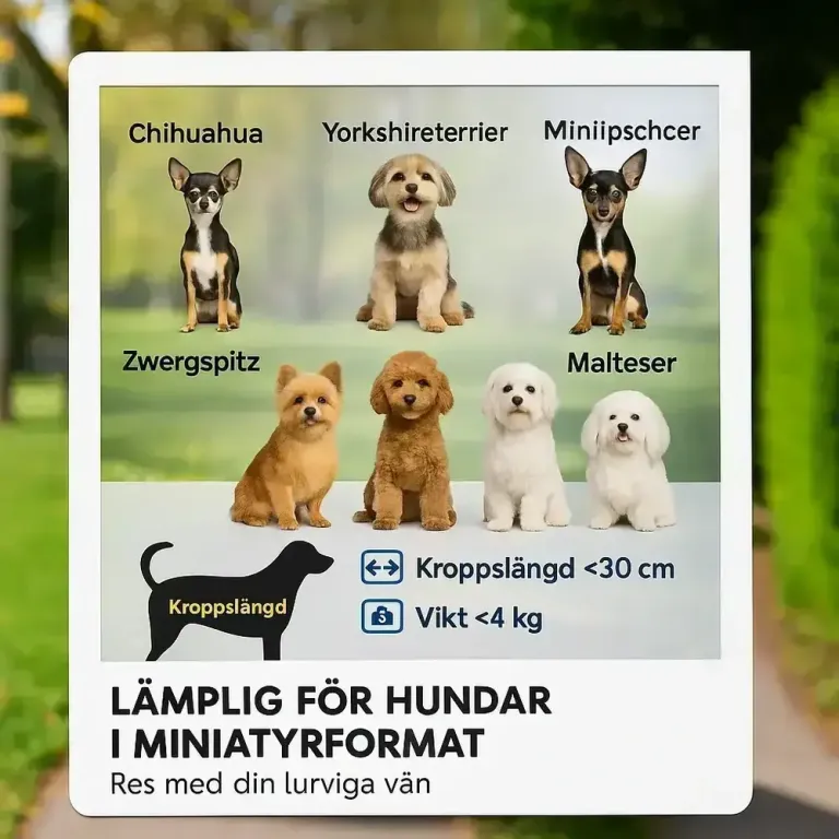 Hopfällbar Hundvagn 4 Hjul Smidig 67 x 45 x 96 cm