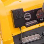 Elektrisk Barngrävmaskin, Caterpillar Dumper, med Fjärrkontroll, 3–6 År, Gul, 3–5 km/h