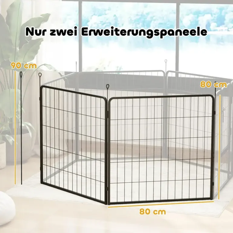 Set 2 st Förlängningspaneler 2 80 x 80 cm