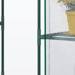 Walk-in Växthus för Tomater, Rymligt Drivhus med 6 Hyllor, Skyddar Växter mot Kyla och Skadedjur, Transparent, 142 x 73 x 195 cm