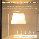 Kleankin Badrumsspegel med Belysning Silver av Aluminium och Glas för Badrum Dimbar med Minnesfunktion och Tidsvisning 60 x 60 cm
