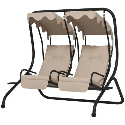 Hammock 2-Sits med Soltak 170 x 136 x 170 cm