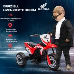 Honda Elektrisk Barnmotorcykel, Ljudeffekter, för 18–36 Månader, Röd, 3 km/h