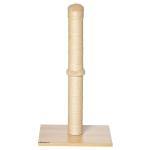 Klöspelare i Sisal med Lekboll, Stabilt Klösträd med Spånskiva, Rolig Aktivitet för Katter, Beige/Ek, 60 cm