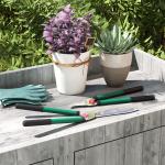 Trädgårdssaxset 2-delat med 40 cm Bladlängd och Non-stick Metallblad