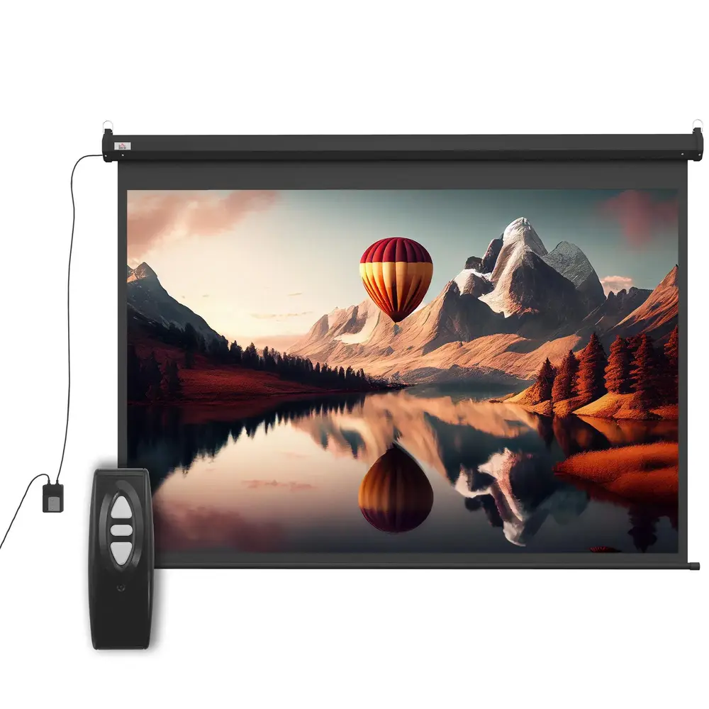 Projektorduk Manuell 100 Tum 4:3 203 x 152 cm, Svart
