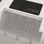 Ismaskin Iskubsmaskin Vit av Plast och Metall för Hemmet Bärbar Maskin 12 kg på 24 Timmar Självrengörande Kompakt