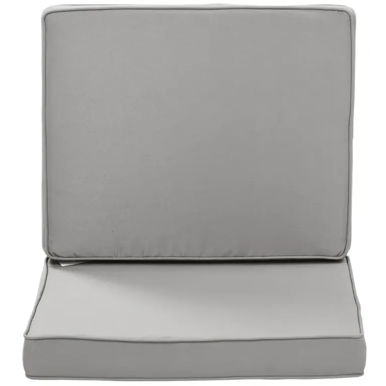 Stolsdynor 2-Pack med Dragkedja 56 X 52 cm, Ljusgrå