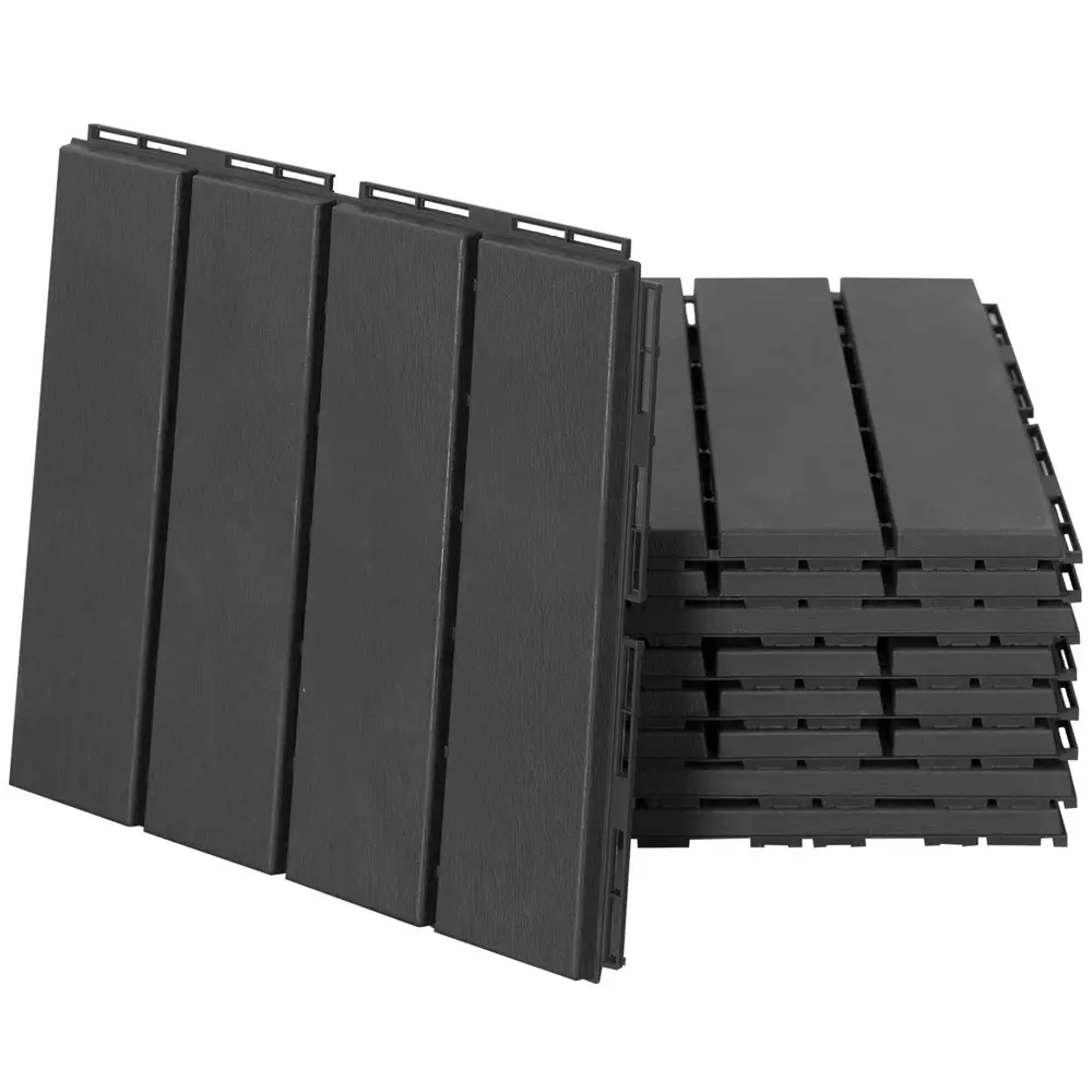 Trallrutor i Plast 9-Pack Enkla Klickplattor 30 x 30 Cm