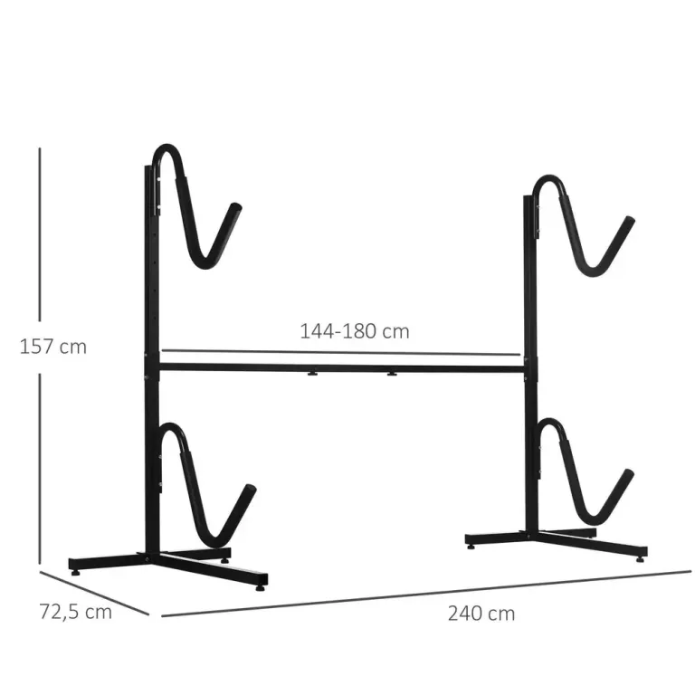 Kajakhållare för 2 Kajaker eller Sup 144–180 cm